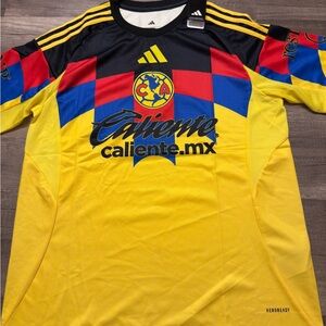 Club América Yellow Soccer Jersey